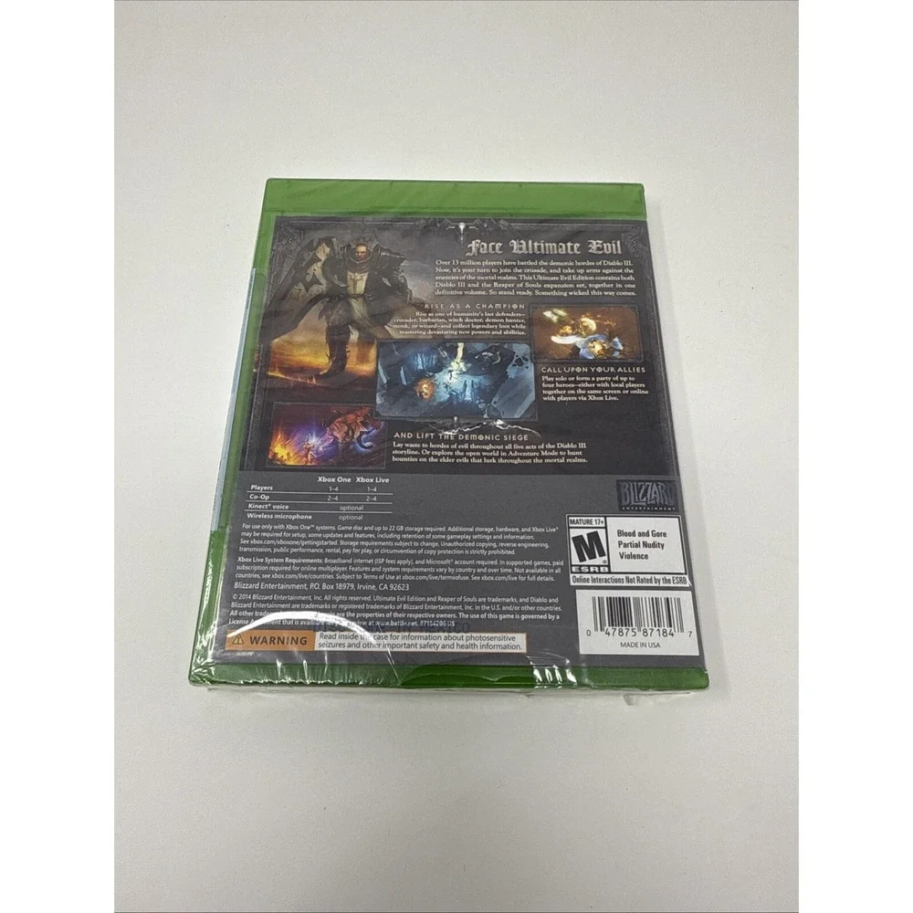 Diablo III: Reaper Of Souls Ultimate Evil Edition Microsoft‎ Xbox One: DMG CASE